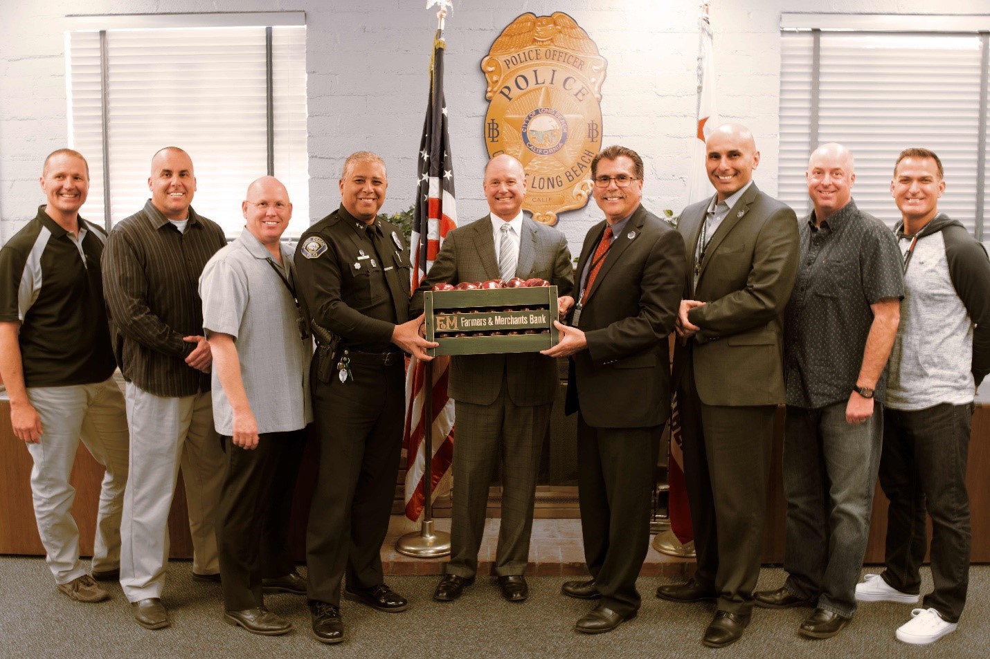 CEO Delivers Apples to the Police Department
