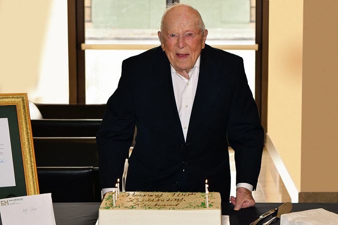 Richard Cords Celebrating 100th Birthday